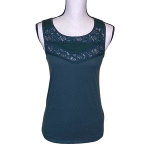 NWOT J. Crew Green Sleeveless Top Size XXS